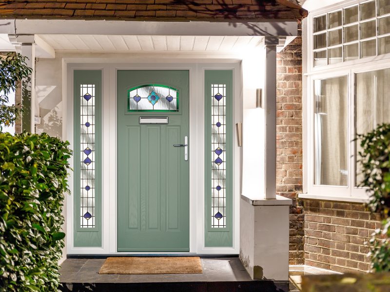composite doors green