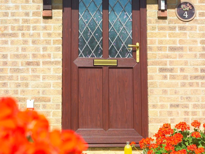 residential doors brown